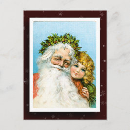 Cartão Postal De Festividades Cartão-postal Vintage Santa Claus