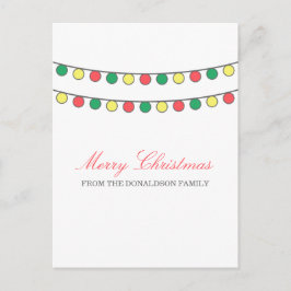 Cartão Postal De Festividades Cartaz de Feriado das Luzes