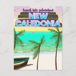 Cartão Postal De Festividades Cartaz de viagem "viaje para aventura" da Nova Cal