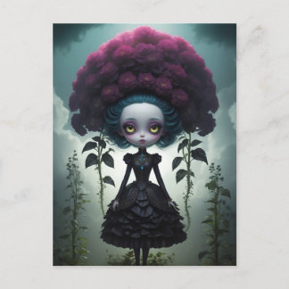 Cartão Postal De Festividades Carte postale - Gothic Flowers