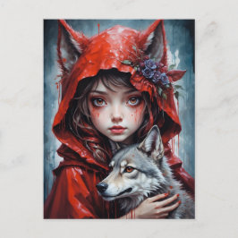 Cartão Postal De Festividades Carte Postale - Le petit chaperon rouge