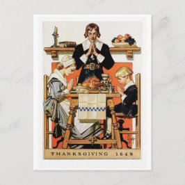 Cartão Postal De Festividades Cartões-postais de Ação de Graças da Vintage Art