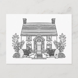 Cartão Postal De Festividades Casa de Abril