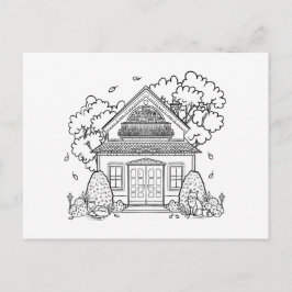 Cartão Postal De Festividades Casa de Sep