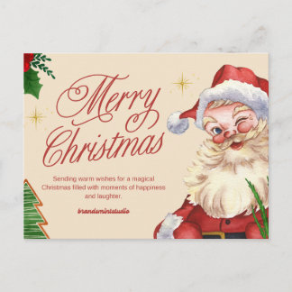 Cartão Postal De Festividades Casaco