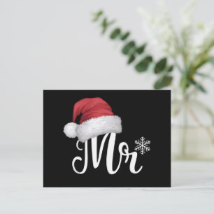 Cartão Postal De Festividades Casais do Sr. Claus Correspondendo aos Papais noei