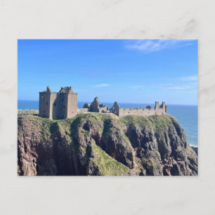 Cartão Postal De Festividades Castelo Dunnottar