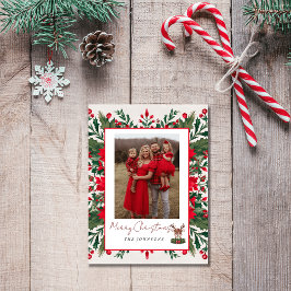 Cartão Postal De Festividades Ceija-de-natal personalizada