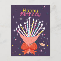 Celebração das Velas do Buquê de Aniversário Festi
