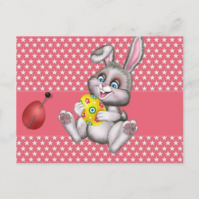 Cartão Postal De Festividades Celebração de páscoa (Frente)