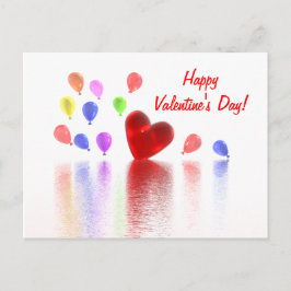 Cartão Postal De Festividades Celebração do dia de os namorados