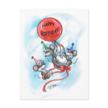 Celebração Feliz de Aniversário do Mic, Mac e Moe