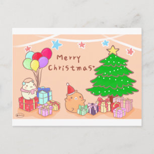 Cartão Postal De Festividades Celebrar o Natal