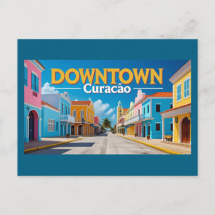 Cartão Postal De Festividades Centro de Curaçao