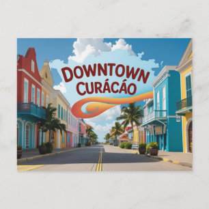 Cartão Postal De Festividades Centro de Curaçao
