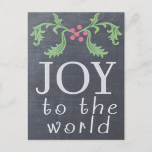 Cartão Postal De Festividades CHALKBOARD PARECE DE Natal