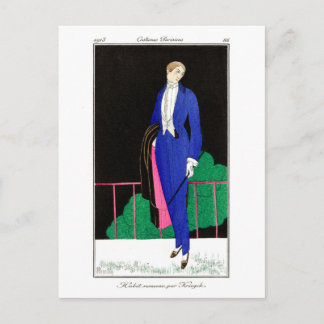 Cartão Postal De Festividades Charles Martin Fashion