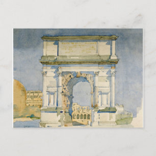 Cartão Postal De Festividades Charles Rennie Mackintosh - O Arco de Titus, Roma
