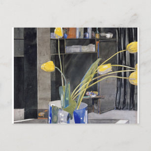 Cartão Postal De Festividades Charles Rennie Mackintosh - Tulipas Amarelas