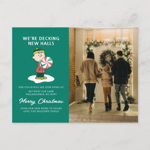 Cartão Postal De Festividades Charlie Brown Peppermint Candy