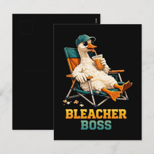 Cartão Postal De Festividades Chefe do Banco de Ganso