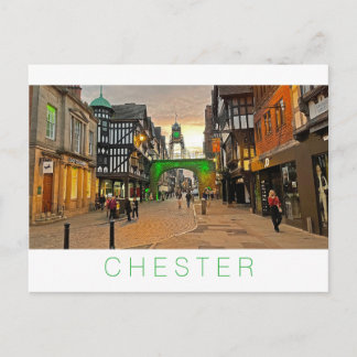 Cartão Postal De Festividades Chester