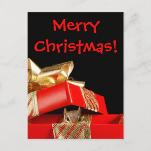 Cartão Postal De Festividades Chipset Auxiliar dos papais noeis