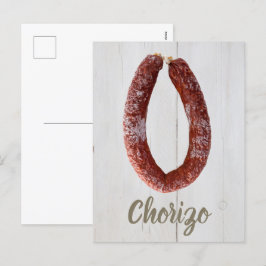 Cartão Postal De Festividades Chorizo Sausage