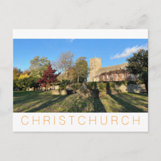 Cartão Postal De Festividades Christchurch