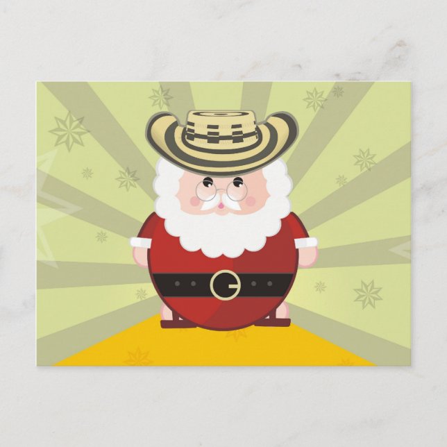 Cartão Postal De Festividades christmas (Frente)