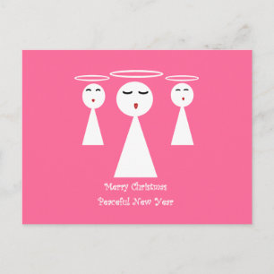 Cartão Postal De Festividades Christmas Angel