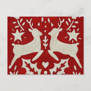 Cartão Postal De Festividades Christmas Joy I