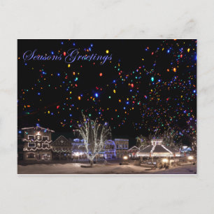 Cartão Postal De Festividades Christmas Postcards: 'Northern Lights'
