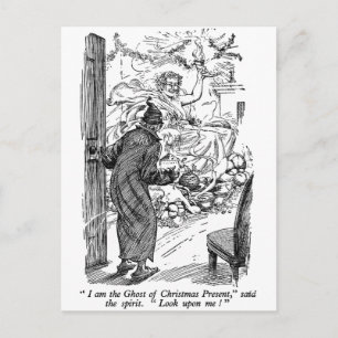 Cartão Postal De Festividades Christmas Present (with text)