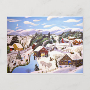 Cartão Postal De Festividades Christmas Time