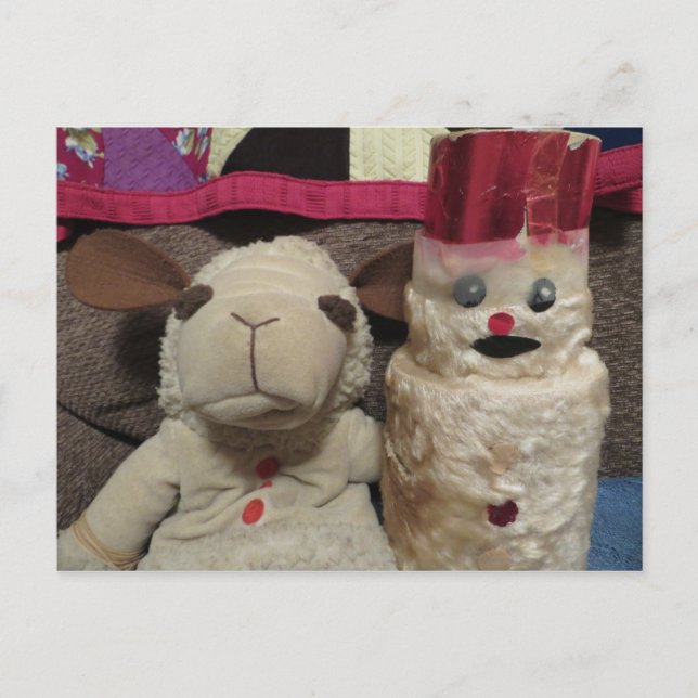 Cartão Postal De Festividades Chums de Natal (Frente)