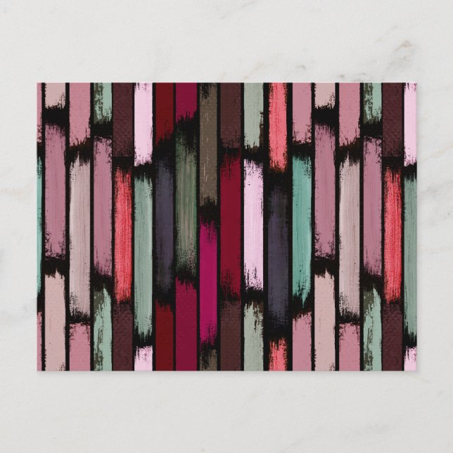 Cartão Postal De Festividades Chuva de cores 3 (Frente)