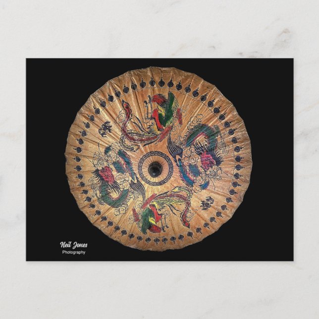 Cartão Postal De Festividades Chuva no Vietnã (Frente)