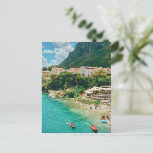 Cartão Postal De Festividades Cidade de Mostar - Bósnia e Herzegovina