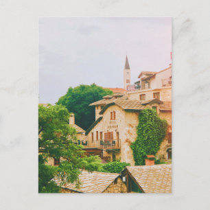 Cartão Postal De Festividades Cidade de Mostar - Bósnia e Herzegovina