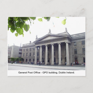Cartão Postal De Festividades Cidade Ireland de GPO Dublin