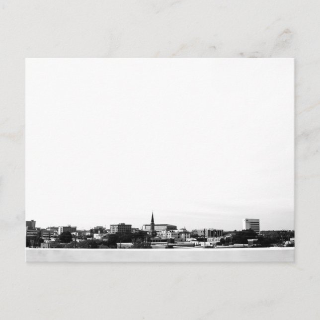 Cartão Postal De Festividades Cidade pequena (Frente)