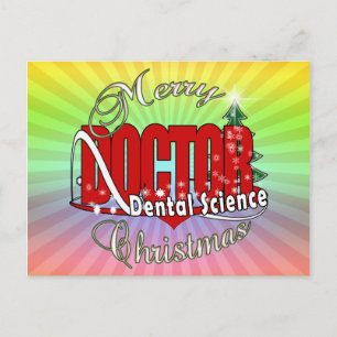 Cartão Postal De Festividades Ciência dentária do NATAL