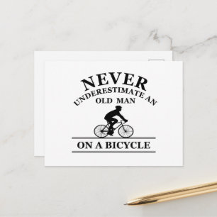 Cartão Postal De Festividades citação de ciclismo engraçada