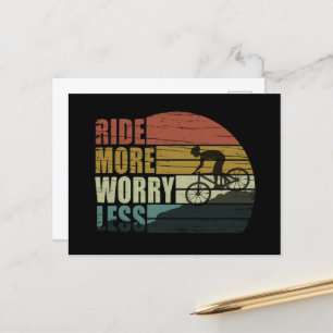 Cartão Postal De Festividades citação de ciclismo engraçada