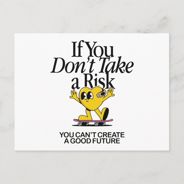 Cartão Postal De Festividades citação de inspiração (Frente)