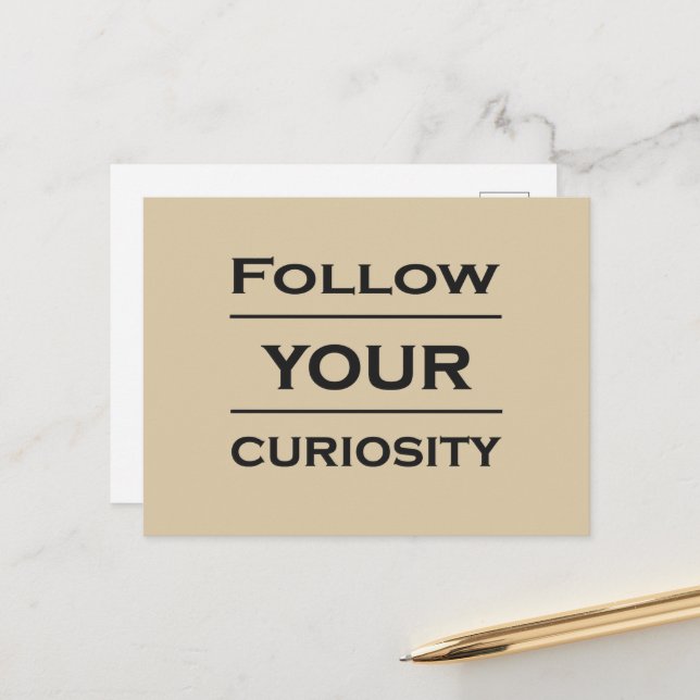 Cartão Postal De Festividades Citações da vida motivacional (Frente/Verso In Situ)