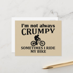 Cartão Postal De Festividades Citações engraçadas de ciclismo