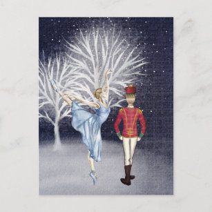 Cartão Postal De Festividades Clara e o Príncipe Noz a Terra da Neve