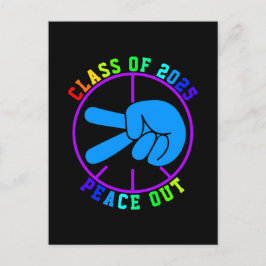 Cartão Postal De Festividades Classe de Formando de graduação de 2025